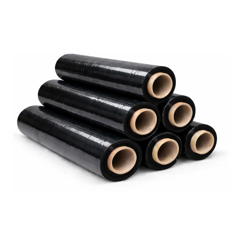Film Stretch Negro 1,7KG 275 mts 500mm 20 micras (Caja 6 unidades)