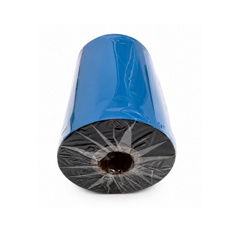 Cinta de Transferencia Térmica Cera Resina Negro Out 110mm x 450 mts (Unidad) - Imagen 3